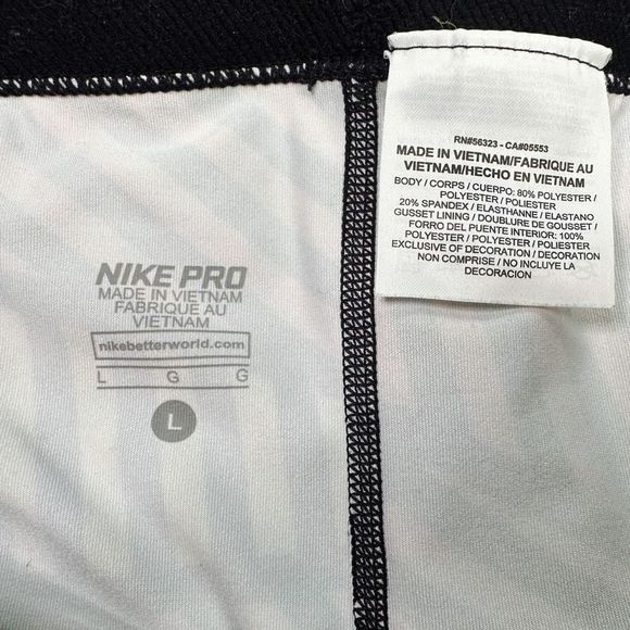 Nike Dri-Fit Pro Web Fade Training Capris - Pink / Volt - Size Large - Picture 9 of 9